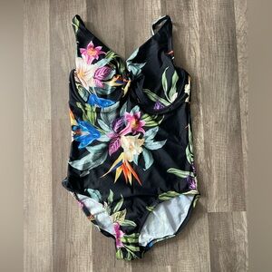 Merona Floral one piece swimsuit